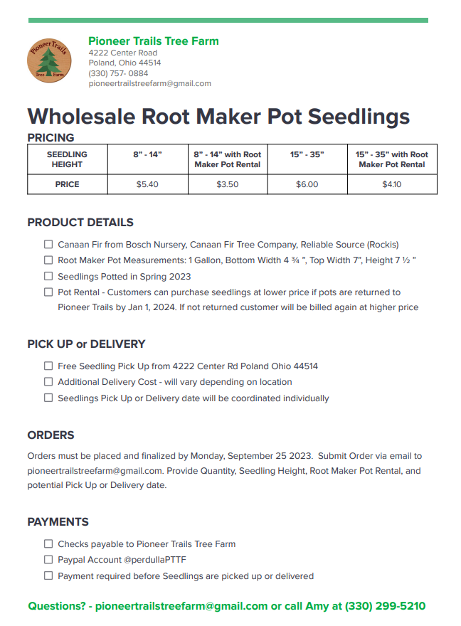 Root Maker Pot Seedlings